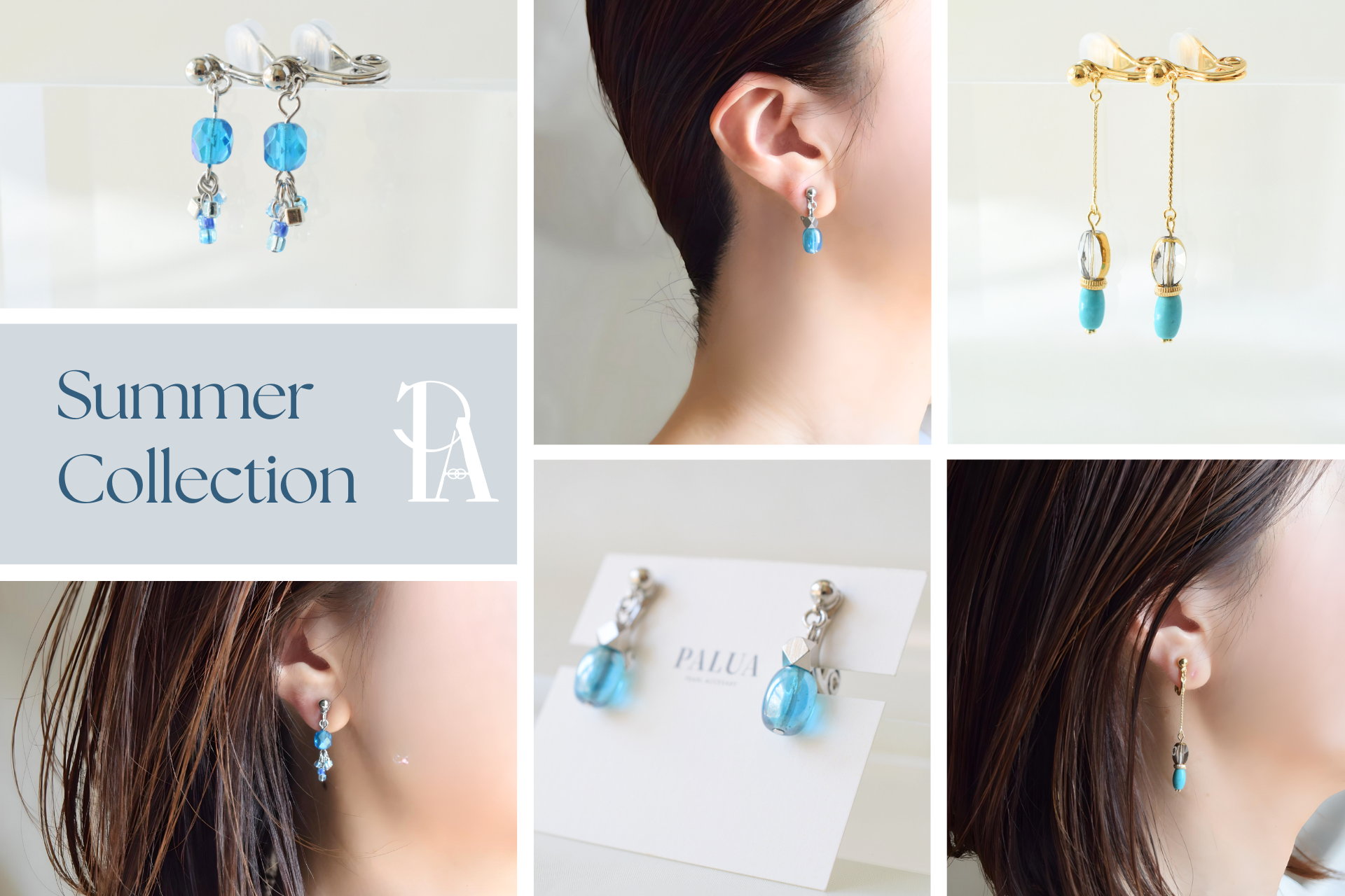 【LILA ꕤ】宝石質オブシディアンの大粒変形カットイヤリング designsix｜ORB PIERCE / EARRING ビーズ ピアス イヤリング